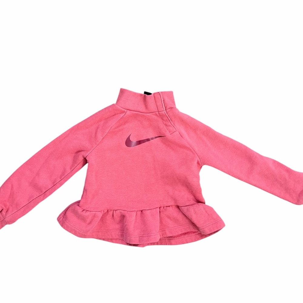 Nike Fuchsia Button-Up Sweatshirt